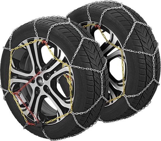ProPlus Sneeuwkettingen - KNN65 - 9 mm stalen schakels - TÜV Keurmerk - Veiligheid - Winter Auto - Banden - Inclusief reparatieschakels en koffer - Set van 2