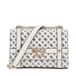 GUESS Emilee Sac bandoulière avec imprimé logo - Blanc/Noir