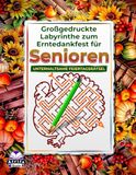 Großgedruckte Labyrinthe zum Erntedankfest für Senioren