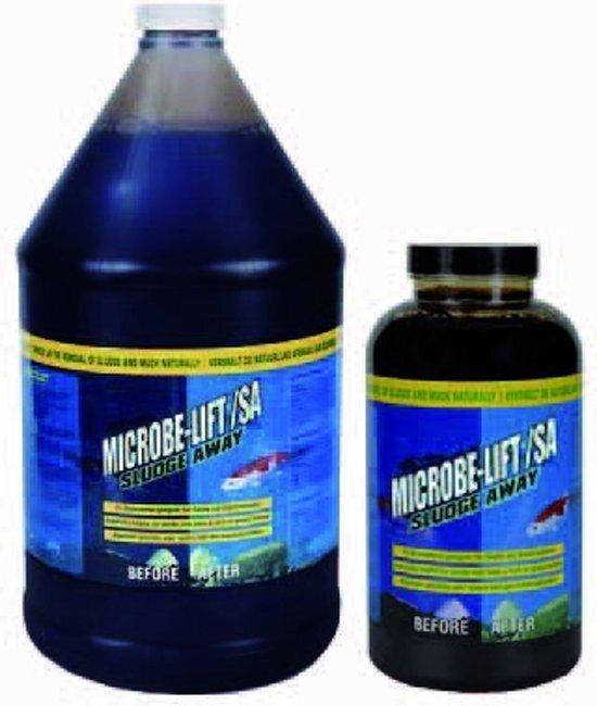 Microbe-Lift Sludge Away Slib opruiming 4 Ltr. Uw water is onze zorg