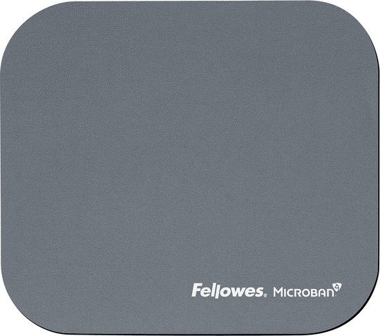Fellowes Microban Mouse Pad - Silver - Antibacterial - 23 cm