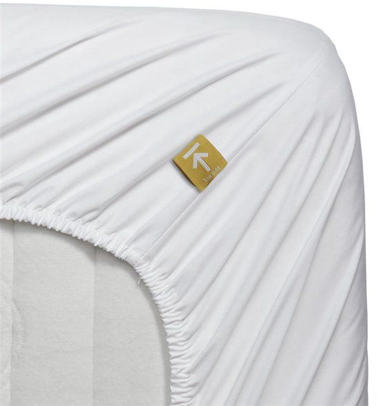 Beddinghouse Percale katoen Hoeslaken 90x220 cm Wit