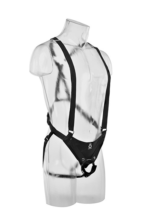 Pipedream King Cock Hollow Strap On Suspender System 10 Inch Fle