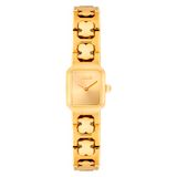 Tous Icon Time Analoog horloge met stalen band, Goud, Modern