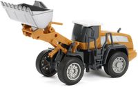 Toi-Toys Bulldozer Metal Junior 1:55 Staal Geel/grijs