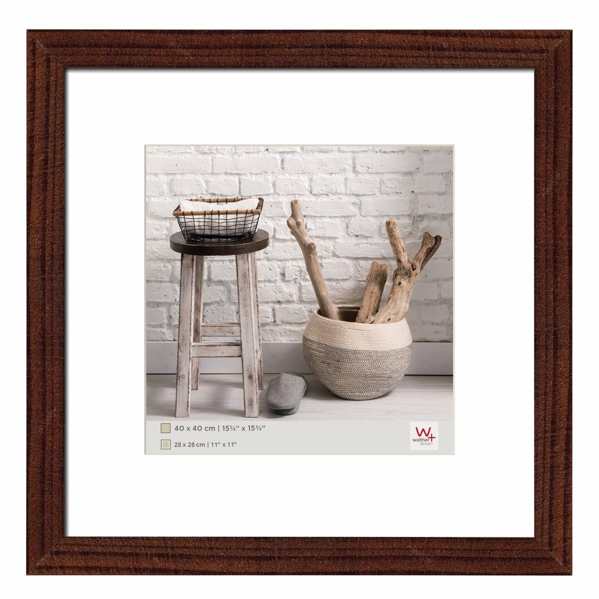 Walther HO440N Fotolijst - bruin - hout - 44,5 x 44,5 cm