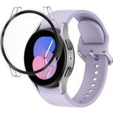 Phonillico® Samsung Galaxy Watch 5 40 mm Transparant Gehard Glazen Scherm Beschermhoes