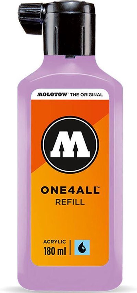 Molotow ONE4ALL™ - 180ml Lilac Pastel pastel navul Inkt op acrylbasis