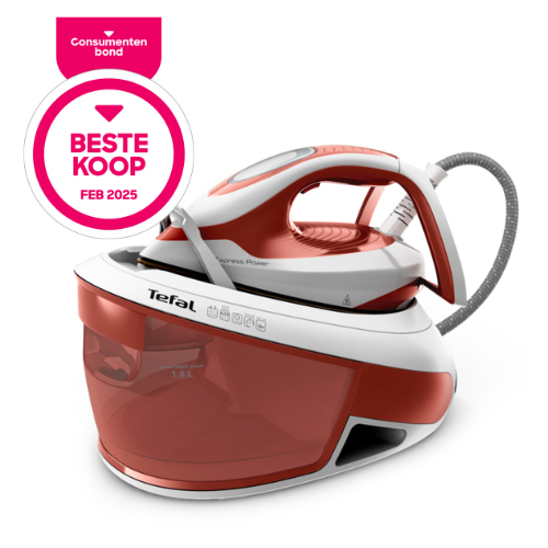 Tefal Express Power SV8110 - Stoomgenerator - 2800W - 6 Bar - 120 g/min - Rood/Wit