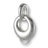 Melina Damesbedel basishanger glanzend 925 sterling zilver 1800502