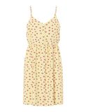 Pcevie PIECES PCEVIE STRAP SHORT DRESS WVN NOOS BC - Meisjes - Mini jurken - Viscose - Mouwloos - XL - French Vanilla