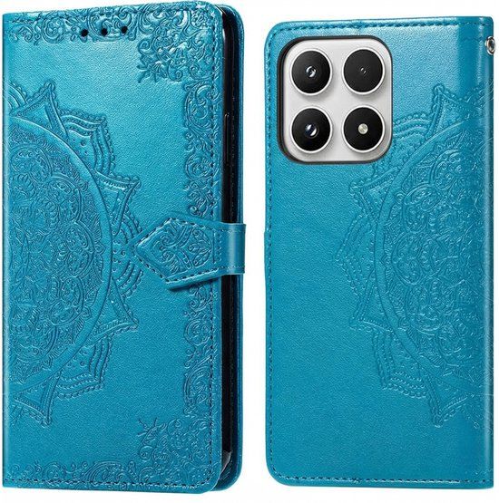 imoshion Hoesje - Geschikt voor Xiaomi 17 - Mandala Bookcase - Turquoise