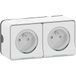 SCHNEIDER ELECTRIC Mureva Styl dubbel stopcontact