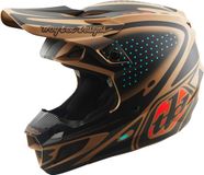 Troy Lee Designs SE5 Polycarbonate MIPS The Line Motocrosshelm - Bruin