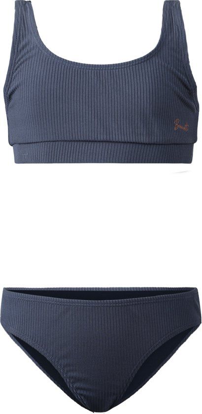 Brunotti Myla-Rib Meisjes Bikini | Indigo Blauw - 152
