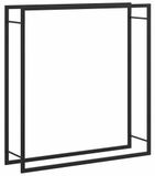Étagère de stockage de bois - Étagère à bois en acier - 110x28x116 cm - Stockage de bois robuste - Vert olive