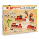 PLAYmake 4-in-1 Houtbewerking Set voor Kinderen