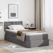 Maison Exclusive - Lit avec rangement et matelas gris 90 x 190 cm simili cuir