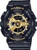 Casio Baby-G Urban dameshorloge, zwart, digitaal, chronograaf, wereldtijd, 19 cm band