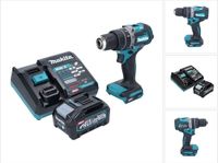 Makita HP 002 GM101 perceuse-visseuse à percussion sans fil 40 V 64 Nm sans balai + 1x batterie 4,0 Ah + chargeur