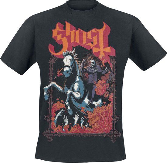 Ghost Charger Heren T-shirt - Zwart - M