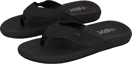 XQ Teenslipper Heren - Cushioned - Zwart