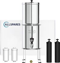 AllSpares RVS (8,5l) Zwaartekracht Waterfiltersysteem