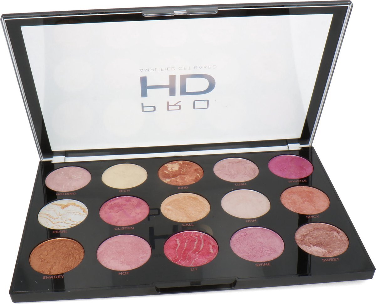 Makeup Revolution Pro HD Amplified Baked Highlighter Palette (zonder doosje)