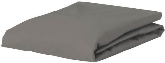 Essenza The Perfect Organic Jersey Topper Hoeslaken Steel grey - 90-100 x 200-220 cm