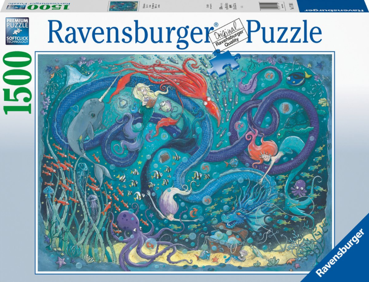 Ravensburger De Zeemerminnen Puzzel (1500 stukjes) - Multicolor - 4005556171101