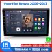 Awesafe Autoradio - Draadloos Apple CarPlay Android Auto - Geschikt Voor Fiat Bravo 2006 t/m 2013 - 1GB+32GB - Autoradio met navigatie GPS - Radio Scherm