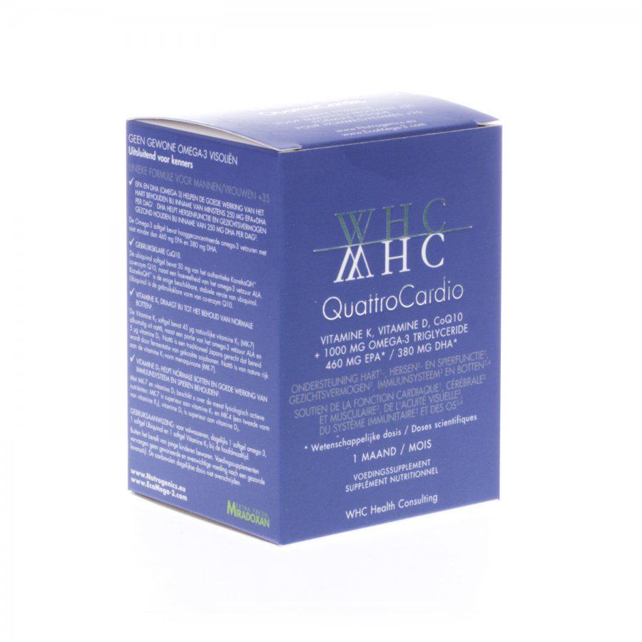 Whc Quattro Cardio Capsules tabletten 1 stuks