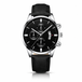 LGT JWLS Camden Zwart Zilverkleurig Herenhorloge met Zilverkleurige Kast