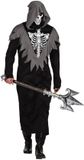 Boland Bewaker Kostuum - Skelet - Zwart - Heren - Halloween - L/XL