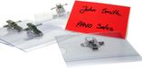 Merkloos Pavo Badge met Combi clip 54mm x 90mm - 50 stuks