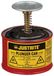 Justrite Clear Stamps Design Piston Can In Staal met 70mm Dasher, 5 L, Rood
