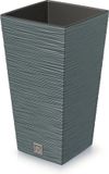 Prosperplast Grote bloempot met inzet 11.4L Blauw 20x20x38cm
