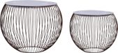 Maison Exclusive - Table basse, set de 2, doré