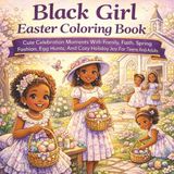 Black Girl Easter Coloring Book