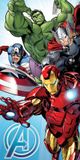 Marvel Avengers Blue Strandlaken - 70 x 140 cm - Katoen