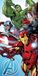 Marvel Avengers Blue Strandlaken - 70 x 140 cm - Katoen