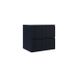 Saniclass Prime Blend badmeubelset - 60x55x45.9cm - 2 lades - geintegreerde greep - MDF - wastafelblad - 2 waskommen - mat marine blauw