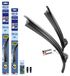 alca® Essuie-glace pour CHANGAN FORD MUSTANG 01.2021 - 10.2026, balai d'essuie-glace plat, design extra plat, flexible, revêtement nanographique