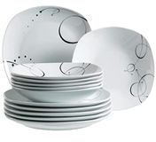 Domestic by Mäser, Serie Chanson, tafelservies 12-delig, voor 6 personen