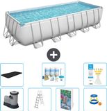 Bestway Rechthoekig Power Steel Zwembad - 640 x 274 x 132 cm - Grijs