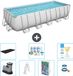 Bestway Rechthoekig Power Steel Zwembad - 640 x 274 x 132 cm - Grijs