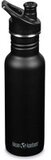 Klean Kanteen Classic Narrow Drinkfles met sportcap - 532ML - Zwart