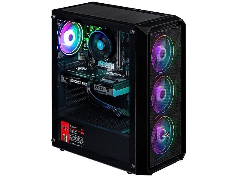 Extremegamer Classic Lvl4a Ltr V4 - Amd Ryzen 7 8700f 16 Gb 1tb Geforce Rtx™ 5060 Ti