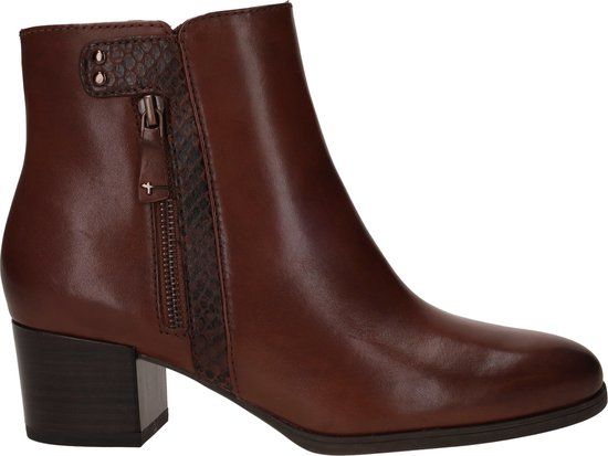 TAMARIS Core Dames Cognac Enkellaarzen - Maat 38 - Herfst/Winter 2025