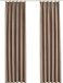 vidaXL Gordijnen verduisterend met haken 2 st 140x175 cm taupe